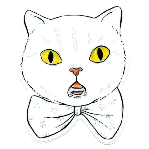 Bowtie Cat Sticker