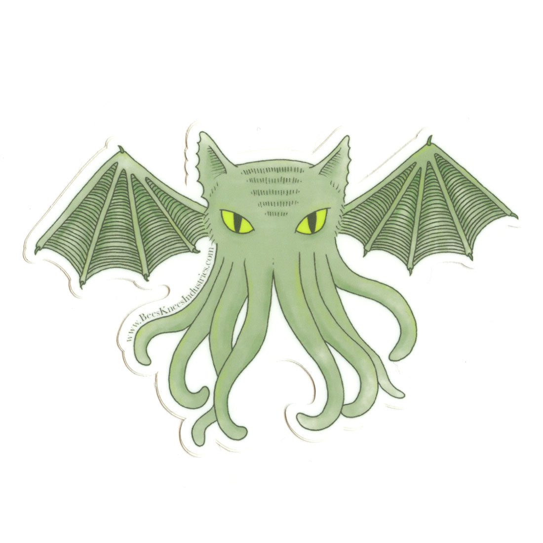 Cat-thulhu Sticker