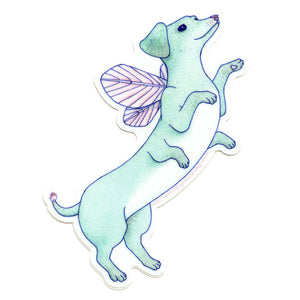 Dachshund Faerie Sticker