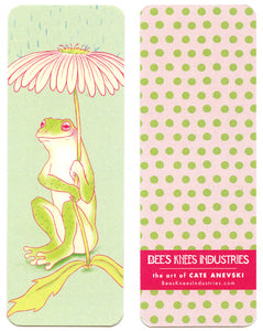 Daisy Frog bookmark