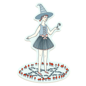 Faerie Ring Witch Sticker