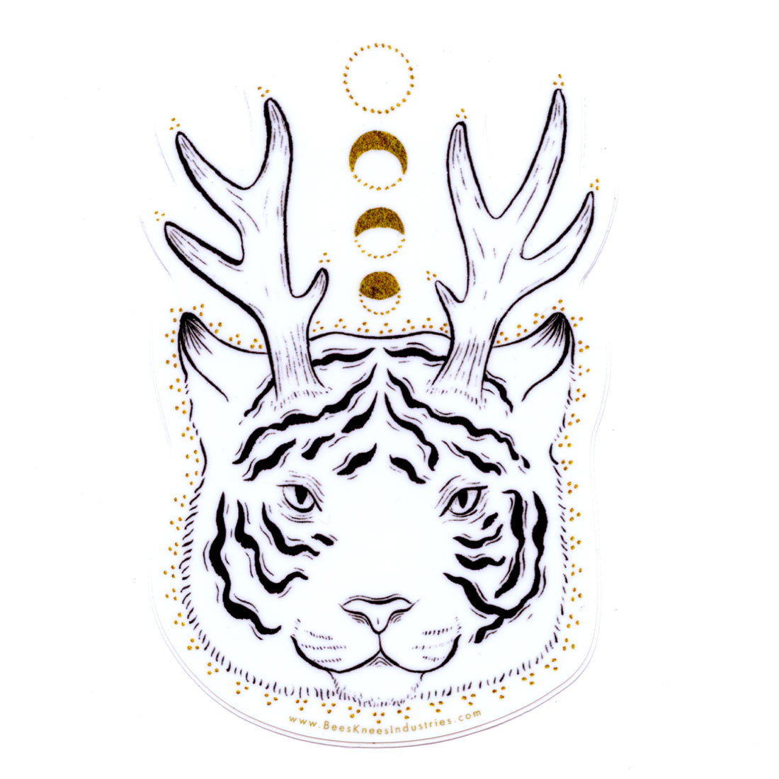 Fantastical Tiger Sticker