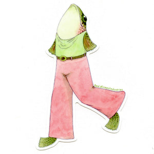 Fish Pants Sticker