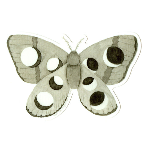 Lunar Moth Sticker