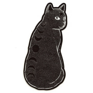 Moon Phase Cat Sticker