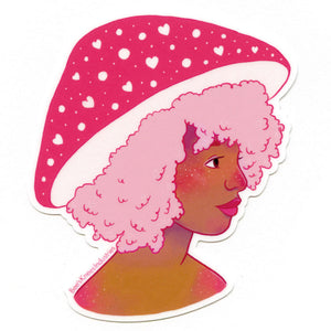 Mushroom Hat Sticker