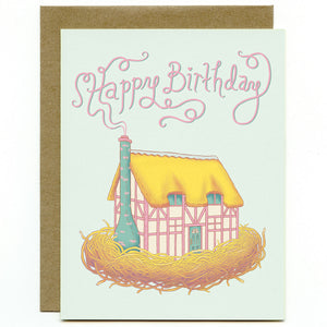 Nest Cottage birthday card