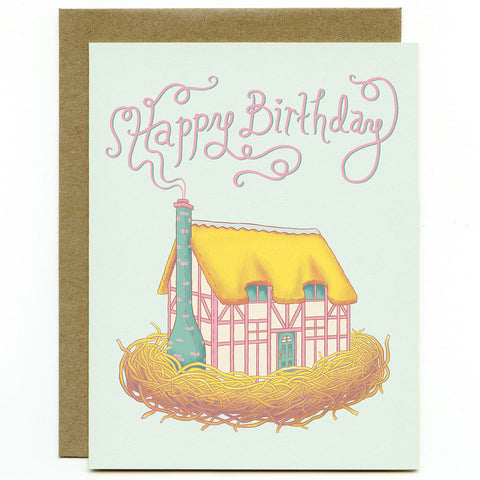 Nest Cottage birthday card