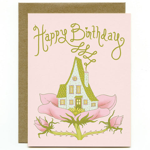 Rose Cottage birthday card